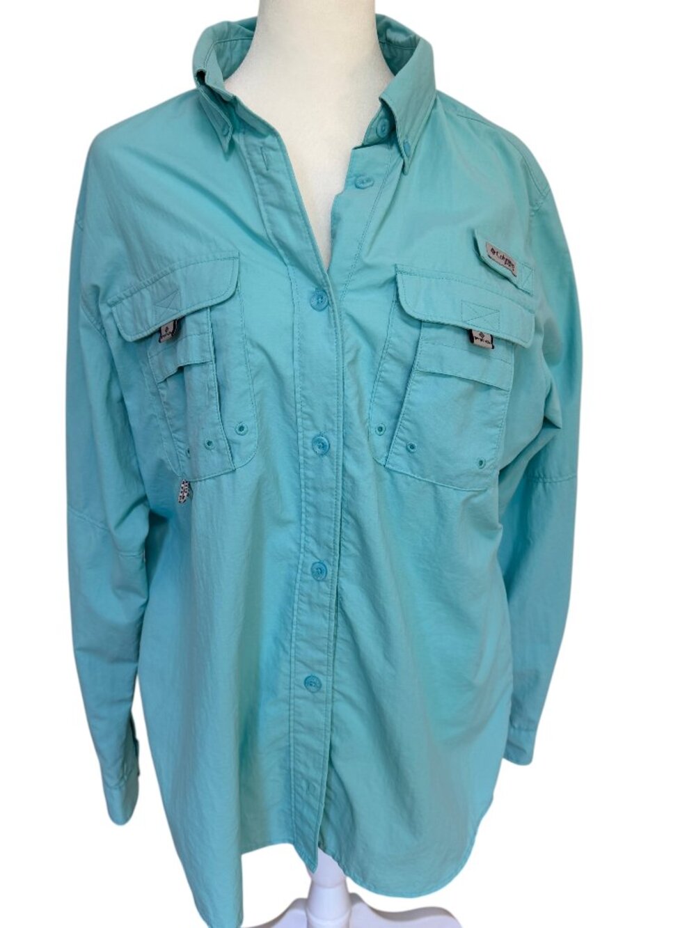 Columbia Women's PFG Bahama Long Sleeve  Fishing Outdoor Button Down Shirt